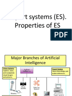 Expert Systems (ES) - Properties of ES