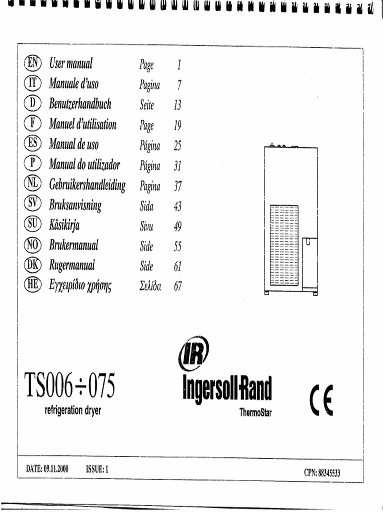 Ingersoll Rand Ts018 | PDF