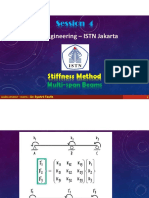 Session 4 - Stiffness Method-Beam Analysis-Matrix