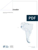 The Case of Ecuador: Working Paper
