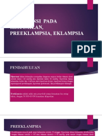 Hipertensi Pada Kehamilan, Preeklampsia, Eklampsia