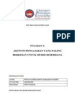 Tugasan 1 KPD4046 (Nurain Athirah Binti Mahamad Nazerin) (L20212012634)