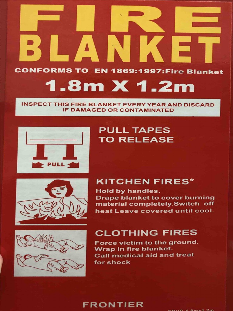 Fire Blanket Label PDF