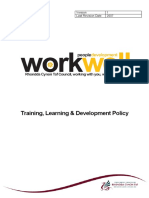 Training, Learning and Development Policy