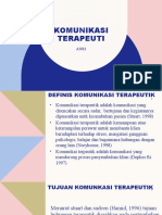 Konsep Komunikasi Terapeutik