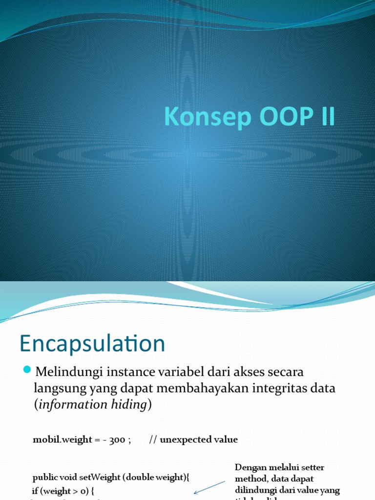 03-Konsep OOP II | PDF