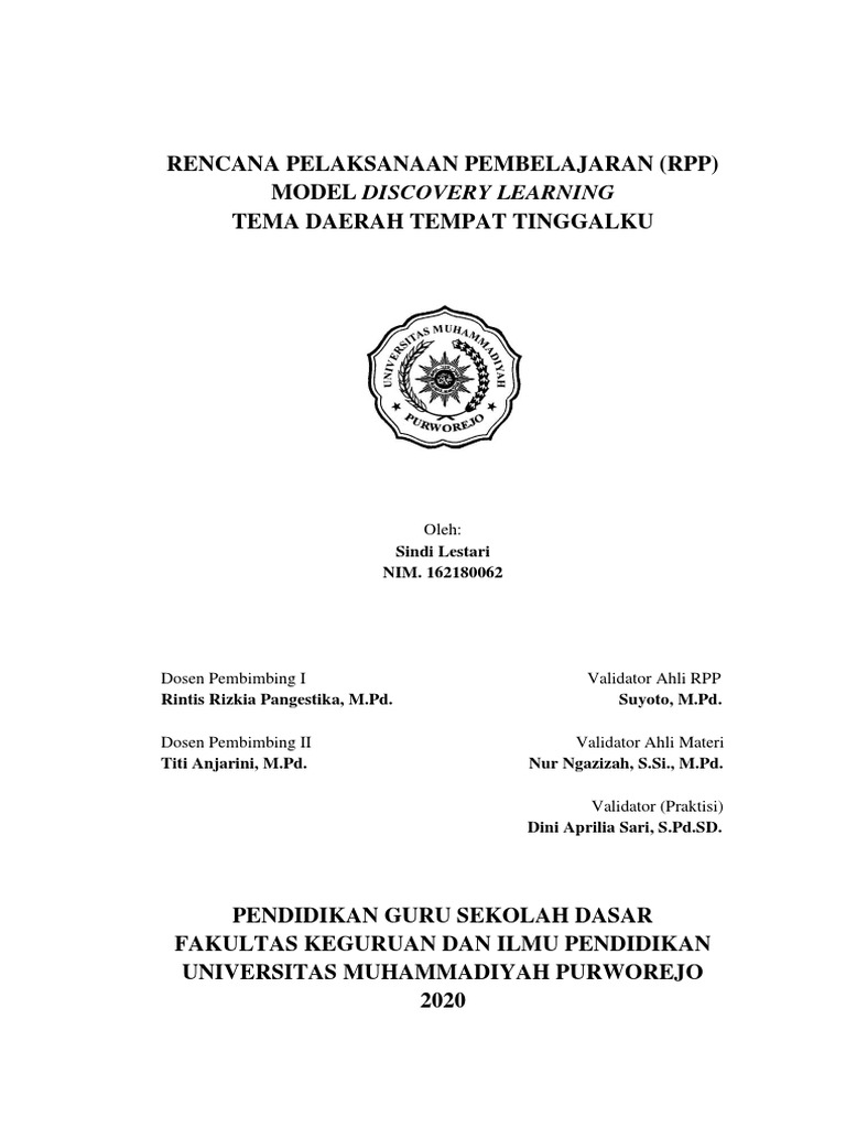 Buku - Pengembangan RPP | PDF