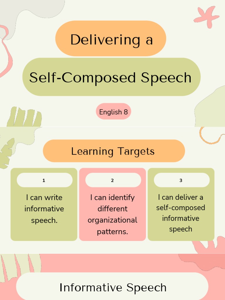 Delivering Informative Speech | PDF | Information | Science