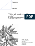 Dåligt Och Onödigt Av Public Service - en Textanalytisk Studie Av Svärande Och Språkliga Normkonflikter I Public Service