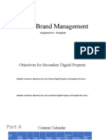 Social Brand Management - Assignment Template