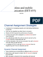 Mobile communication channel capacity and interference