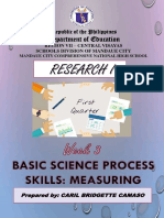 Measuring Tools and Techniques in Scientific Investigations