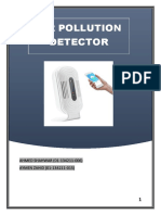 Air pollution detector monitors CO levels