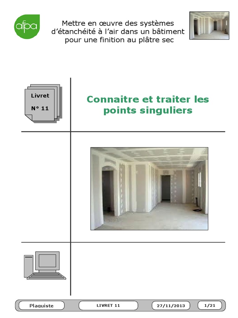 Traitement des points singuliers d'étanchéité | PDF | Ventilation ...