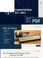 Section A - Group 4 - Competition Act