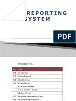 Crime Reporting System