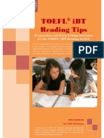 TOEFL iBT Reading Tips