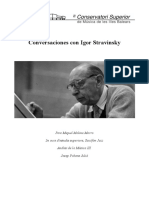 Conversaciones Con Stravinsky Resumen