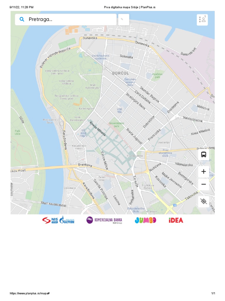 Prva Digitalna Mapa Srbije Planplus Rs Pdf