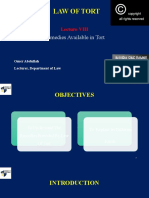 Lecture-8 Law of Tort (Omer Abdullah)