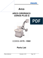 Arco Cirurgico Cenos 175 - Spare Parts Catalogue PDF