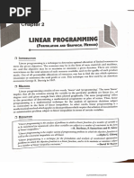 Chapter 2 (Part 1) Linear Programming (Formulation & Graphical Method)