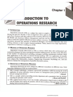 Chapter 1 Introduction To Operations Research