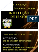 Intelecção de Texto Explicação