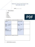 Propuesta - de - Plan - de - Trabajo - Del - Municipio - Escolar