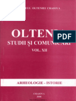 12 Oltenia Studii Si Comunicari Arheologie Istorie XII 2000