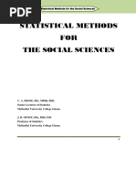 Statistical Methods For The Social Sciences Academia