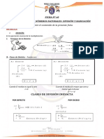 6 To Ficha 06 Operaciones Con Números Naturales-División y Radicación