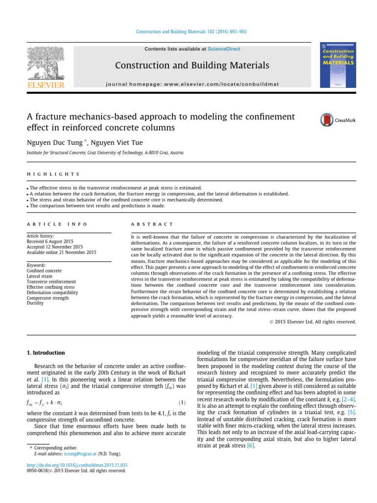 Fracture Energy in Constrained Concrete | PDF | Fracture Mechanics ...