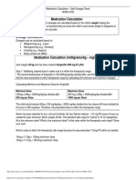 Medication Calculation Worksheet Disclosure of A No Harm Incident