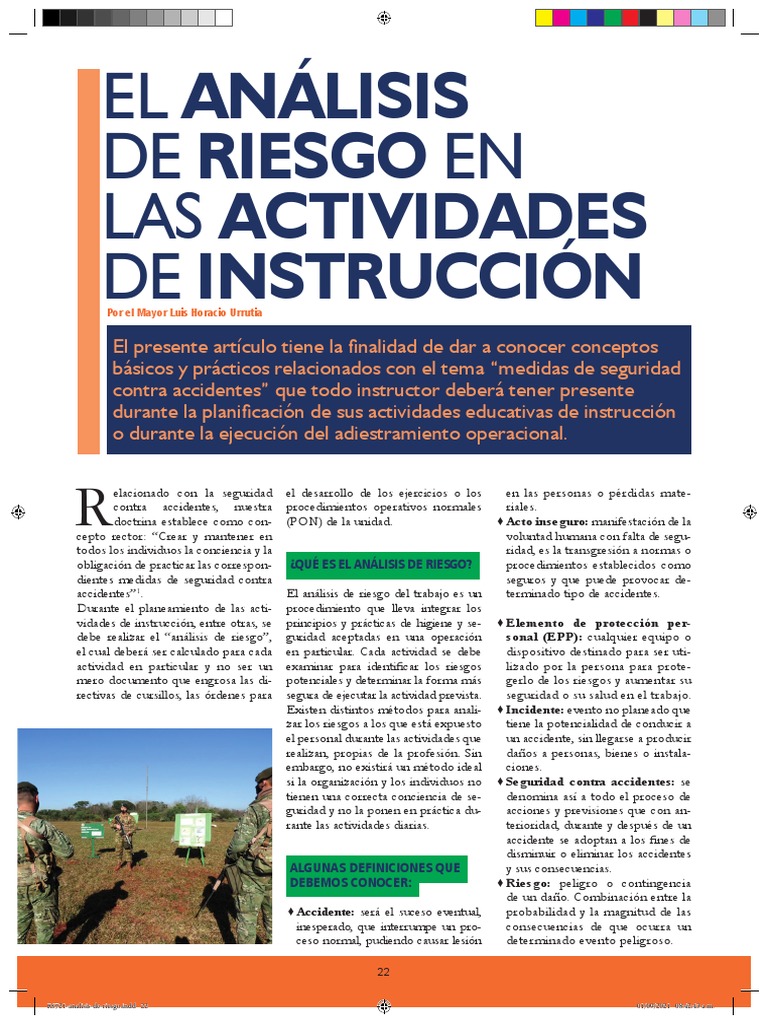 Análisis de Riesgo en Seguridad Laboral | PDF | Riesgo | Probabilidad