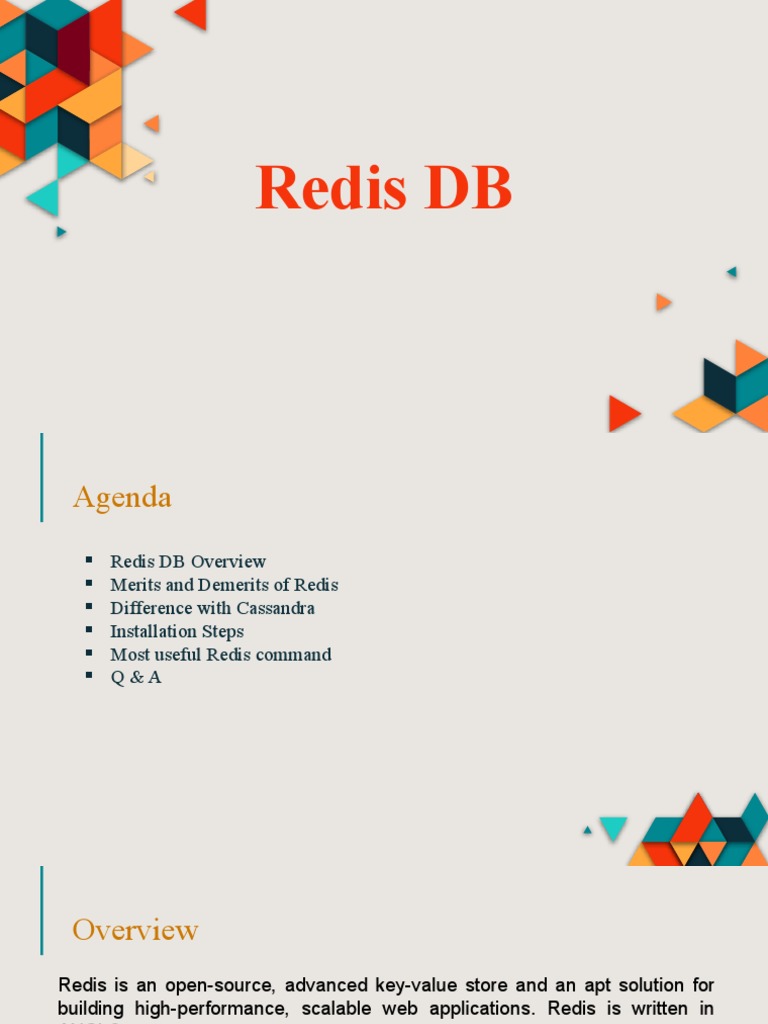 Redis DB Overview and Installation Guide | PDF | Information Age ...