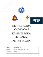 Kertas Kerja Cadangan Kem Merdeka 2022