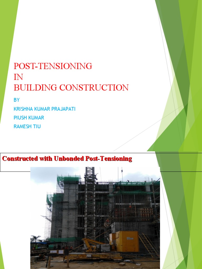 Post-Tensioning in Building Construction | PDF | Technology & Engineering
