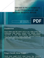 Konservasi Sungai Sebagai Upaya Ketersediaan Air Bersih Di Kota Besar