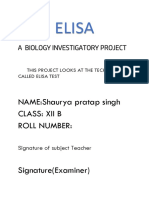ELISA (A Investogry Project)