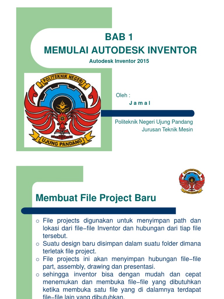 Memulai Autodesk Inventor 2015 | PDF | Komputer