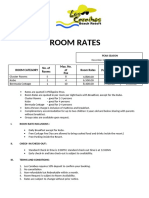 Les Caraibes Room Rates - Peak Season