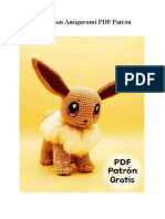 Eevee Pokemon Amigurumi PDF Patron Gratis