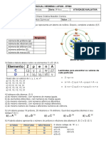 Elementos Químicos e suas Partículas