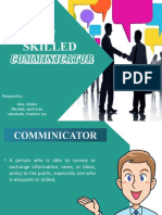 Skilled Communicator Skills