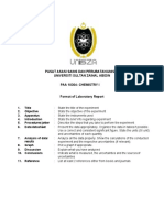 Format & Cover Page Lab Report