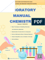 Lab Manual Chemistry I Paa10304 2022 - 20223