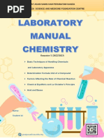 Lab Manual Chemistry I Paa10304 2022 - 20223