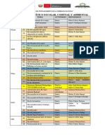 CALENDARIO CÍVICO ESCOLAR 2022 -