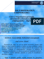 CURS 2. Criptogame - Algele.generalitati